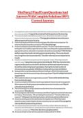 Med Surg 1 Final Exam Questions And Answers With Complete Solutions 100- Correct Answers&period;&NewLine;