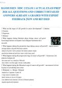 RASMUSSEN MDC 2 EXAM 1 ACTUAL EXAM PREP&NewLine;2026 ALL QUESTIONS AND CORRECT DETAILED&NewLine;ANSWERS ALREADY A GRADED WITH EXPERT&NewLine;FEEDBACK &vert;NEW AND REVISED&NewLine;