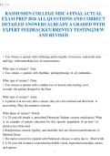 RASMUSSEN COLLEGE MDC 4 FINAL ACTUAL&NewLine;EXAM PREP 2026 ALL QUESTIONS AND CORRECT&NewLine;DETAILED ANSWERS ALREADY A GRADED WITH&NewLine;EXPERT FEEDBACK&vert;CURRENTLY TESTING&vert;NEW&NewLine;AND REVISED