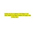 Test Bank for Family Practice Guidelines&comma; 5th Edition by Jill C&period; Cash&comma; Cheryl A&period; Glass & Katharine S&period; Mullen &vert; Complete Chapters Updated 2027&sol;2028 &vert; Comprehensive Family Practice Study Resource