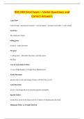 IDIS 240 Final Exam &ndash; Vestal Questions and&NewLine;Correct Answers