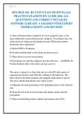 BSN HESI 366 RN EXIT EXAM NIGHTINGALE&NewLine;PRACTICE EXAM&sol;STUDY GUIDE 2026 ALL&NewLine;QUESTIONS AND CORRECT DETAILED&NewLine;ANSWERS ALREADY A GRADED WITH EXPERT&NewLine;FEEDBACK&vert;NEW AND REVISED