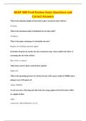NEIEP 800 Final Review Exam Questions and&NewLine;Correct Answers