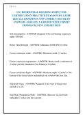 ICC RESIDENTIAL BUILDING INSPECTOR&NewLine;CERTIFICATION PRACTICE EXAM&sol;STUDY GUIDE&NewLine;2026 ALL QUESTIONS AND CORRECT DETAILED&NewLine;ANSWERS ALREADY A GRADED WITH EXPERT&NewLine;FEEDBACK &vert;NEW AND REVISED&NewLine;