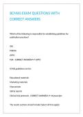 BCMAS EXAM QUESTIONS WITH CORRECT ANSWERS