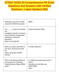 GTRAC GCSS S4 Comprehensive PE Exam&NewLine;Questions and Answers with Verified&NewLine;Solutions &vert; Latest Updated 2026