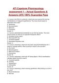 ATI Capstone Pharmacology assessment 1 &ndash; &lpar;2026&rpar; Actual Questions & Answers &lpar;ATI&rpar; 100&percnt; Guarantee Pass&NewLine;