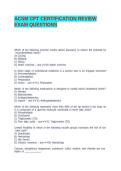 ACSM CPT Certification Review Exam Questions &ndash; Practice Test & Study Guide 2026 Edition
