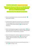 WV SEPTIC INSTALLERS - Underground Install and Repair  &NewLine;Comprehensive Resource To Help You Ace 2026-2027 Exams &NewLine;Includes Frequently Tested Questions With ELABORATED &NewLine;100&percnt; Correct COMPLETE SOLUTIONS &NewLine;Guaranteed Pass First Attempt&excl;&excl; Current Update