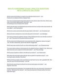 HEALTH ASSESSMENT EXAM 3 PRACTICE QUESTIONS WITH COMPLETE SOLUTIONS