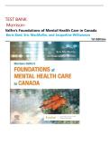 TEST BANK Morrison-Valfre&rsquo;s Foundations of Mental Health Care in Canada Boris Bard&comma; Eric MacMullin&comma; and Jacqueline Williamson 1st Edition &vert;Latest 2026 All Complete Chapters