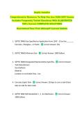 Septic Installer  &NewLine;Comprehensive Resource To Help You Ace 2026-2027 Exams &NewLine;Includes Frequently Tested Questions With ELABORATED &NewLine;100&percnt; Correct COMPLETE SOLUTIONS &NewLine;Guaranteed Pass First Attempt&excl;&excl; Current Update&excl;&excl;