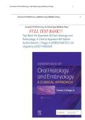 Test Bank For Essentials Of Oral Histology and Embryology&colon; A Clinical Approach 6th Edition Author&colon;Daniel J&period; Chiego Jr &vert;9780323497251&vert; All Chapters&vert; LATEST VERSION