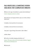 PALS HEARTCODE 2 COMPETENCY REVIEW&NewLine;2026 MOCK TEST COMPLETE KEY INSIGHTS