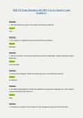 ISDS 351 Exam Questions with 100&percnt; Correct Answers Latest Graded A&plus;