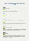 ISDS 351 Exam Questions with 100&percnt; Correct Answers Latest Graded A&plus;