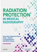 Test Bank for Radiation Protection in Medical Radiography&comma; 8th Edition by Mary Alice Statkiewicz Sherer&comma; Paula J&period; Visconti&comma; E&period; Russell Ritenour & Kelli Welch Haynes &vert; Complete Chapters Updated 2027&sol;2028 &vert; Comprehensive Radiography Safety Study Resource