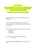 NHCO Phlebotomy  &NewLine;Comprehensive Resource To Help You Ace 2026-2027 Exams &NewLine;Includes Frequently Tested Questions With ELABORATED &NewLine;100&percnt; Correct COMPLETE SOLUTIONS &NewLine;Guaranteed Pass First Attempt&excl;&excl; Current Update&excl;&excl;