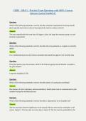 CEBS - GBA 1 - Practice Exam Questions with 100&percnt; Correct Answers Latest Graded A&plus;