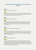 CEBS GBA Exam Questions with 100&percnt; Correct Answers Latest Graded A&plus;