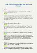 CEBS GBA Exam Questions with 100&percnt; Correct Answers Latest Graded A&plus;