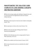 PARAOPTOMETRIC TEST 2026 STUDY GUIDE&NewLine;COMPLETE EYE CARE ASSISTING CONCEPTS&NewLine;AND PRACTICE QUESTIONS