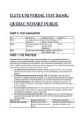 Elite Universal Test Bank&colon; Quebec Notary Public &lpar;2026&sol;2027 Edition&rpar; &ndash; Master Bill 56 & CCQ