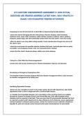 ATI CApsTone ComprehensIve AssessmenT A 2026 ACTUAl&NewLine;QUesTIons And verIfIed AnsWers &lpar;lATesT 2026 &sol; 2027 UpdATe&rpar; A&plus;&NewLine;GrAde 100&percnt; GUArAnTee verIfIed By experTs 