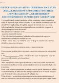 FLETC UPTP EXAM 4 STUDY GUIDE&sol;PRACTICE EXAM&NewLine;2026 ALL QUESTIONS AND CORRECT DETAILED&NewLine;ANSWERS ALREADY A GRADED&vert;HIGHLY&NewLine;RECOMMENDED BY EXPERTS &vert;NEW AND REVISED