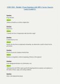CEBS GBA - Module 1 Exam Questions with 100&percnt; Correct Answers Latest Graded A&plus;