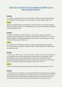 CEBS GPA 1 Practice Test Exam Questions with 100&percnt; Correct Answers Latest Graded A&plus;