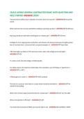 CSLB B LICENSE GENERAL CONTRACTOR EXAM WITH QUESTION AND&NewLine;WELL VIRIFIED ANSWERS 2026&excl;&excl;