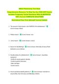 NHCO Phlebotomy Test Bank  &NewLine;Comprehensive Resource To Help You Ace 2026-2027 Exams &NewLine;Includes Frequently Tested Questions With ELABORATED &NewLine;100&percnt; Correct COMPLETE SOLUTIONS &NewLine;Guaranteed Pass First Attempt&excl;&excl; Current Update&excl;&excl;