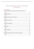 BOK menselijk gedrag&colon; uitgeschreven leeruitkomsten