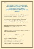 SDV 100 PROCTORED EXAM 2026 ALL&NewLine;QUESTIONS AND CORRECT DETAILED&NewLine;ANSWERS &vert;RATED A&plus;&vert; HIGHLY&NewLine;RECOMMENDED BY EXPERTS &vert;NEW AND&NewLine;REVISED&NewLine;