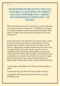 STRAIGHTERLINE BIO 101 FINAL PRACTICE&NewLine;EXAM 2026 ALL QUESTIONS AND CORRECT&NewLine;DETAILED ANSWERS&vert;RATED A&plus; &vert;HIGHLY&NewLine;RECOMMENDED BY EXPERTS &vert;NEW AND&NewLine;REVISED