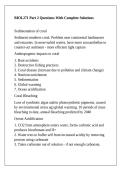 BIOL271 Part 2 Questions With Complete Solutions