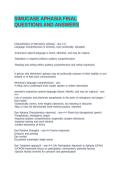 SIMUCASE APHASIA FINAL QUESTIONS AND ANSWERS