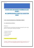 NURS 5463 Advanced Pharmacology Exam 3 Practice Question Bank 2026-2027 &vert; 255&plus; Questions with Answers & Rationales