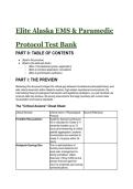 Elite Alaska EMS & Paramedic Protocol S-Tier Test Bank &lpar;2026&sol;2027 Updates&rpar; &vert; 33&plus; Premium Board-Style Q&As with Comprehensive Mentor Rationales