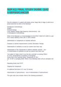 NUR 611 FINAL STUDY GUIDE&colon; QUIZ 5-SEPSIS&sol;CANCER