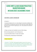 IICRC WRT & ASD Exam Practice Question Bank 2026-2027 &vert; 300&plus; Questions with Answers & Rationales &vert; Water Damage Restoration