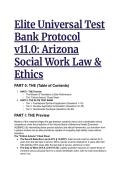 2026&sol;2027 Elite AZBBHE Arizona Social Work Law & Ethics Test Bank &vert; 33&plus; Clinical Scenarios&comma; Explanations & Mentor Analysis