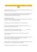 Adult Residential Facility &lpar;ARF&rpar; Exam Questions with Correct Answers 2026 &vert; Complete Practice Exam & Study Guide