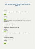 DCF CAAN PREP Exam Questions with 100&percnt; Correct Answers Latest Graded A&plus;