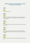 CAAN Study Guide Questions with 100&percnt; Correct Answers Latest Graded A&plus;