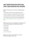 ARFF CERTIFICATION EVALUATION 2026 &NewLine;STUDY GUIDE QUESTIONS AND ANSWERS 