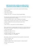 ARF Exam 2026 Study Guide & Sample Test 1 with Correct Answers &vert; Complete Exam Preparation Material