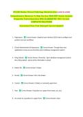 CPL250 Beaker Clinical Pathology Administration &lpar;Lab350 & Lab400&rpar; &NewLine;Comprehensive Resource To Help You Ace 2026-2027 Exams Includes &NewLine;Frequently Tested Questions With ELABORATED 100&percnt; Correct &NewLine;COMPLETE SOLUTIONS &NewLine;Guaranteed Pass First Attempt&excl;&excl; Current U