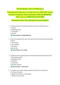 CPL250 Beaker Clinical Pathology II &NewLine;Comprehensive Resource To Help You Ace 2026-2027 Exams &NewLine;Includes Frequently Tested Questions With ELABORATED &NewLine;100&percnt; Correct COMPLETE SOLUTIONS &NewLine;Guaranteed Pass First Attempt&excl;&excl; Current Update&excl;&excl;